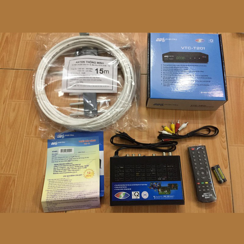 Điều khiển đầu thu kỹ thuật số VTC T201