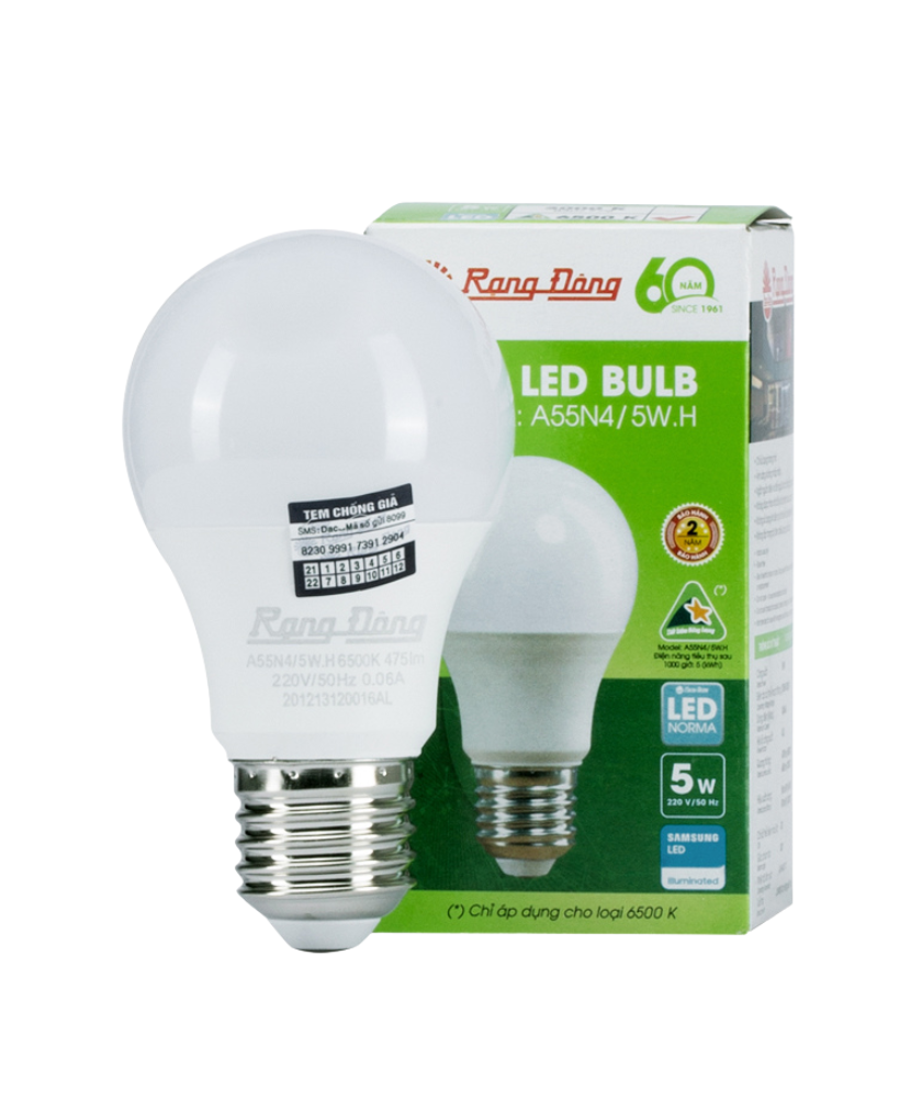 Bóng Đèn Led Rạng Đông 3W,5W,7W,9W,12W,15W,20W,30W, Led Bulb Tròn, Ánh Sáng Trắng, Tiết Kiệm Điện, Siêu Sáng, Đuôi E27