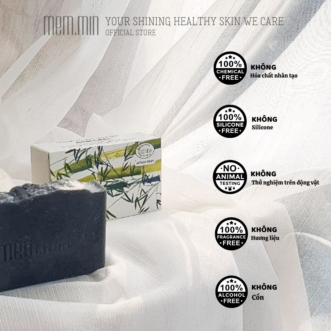 MemMin. Xà Bông Hữu Cơ THAN TRE Coconut+Shea. 100gr