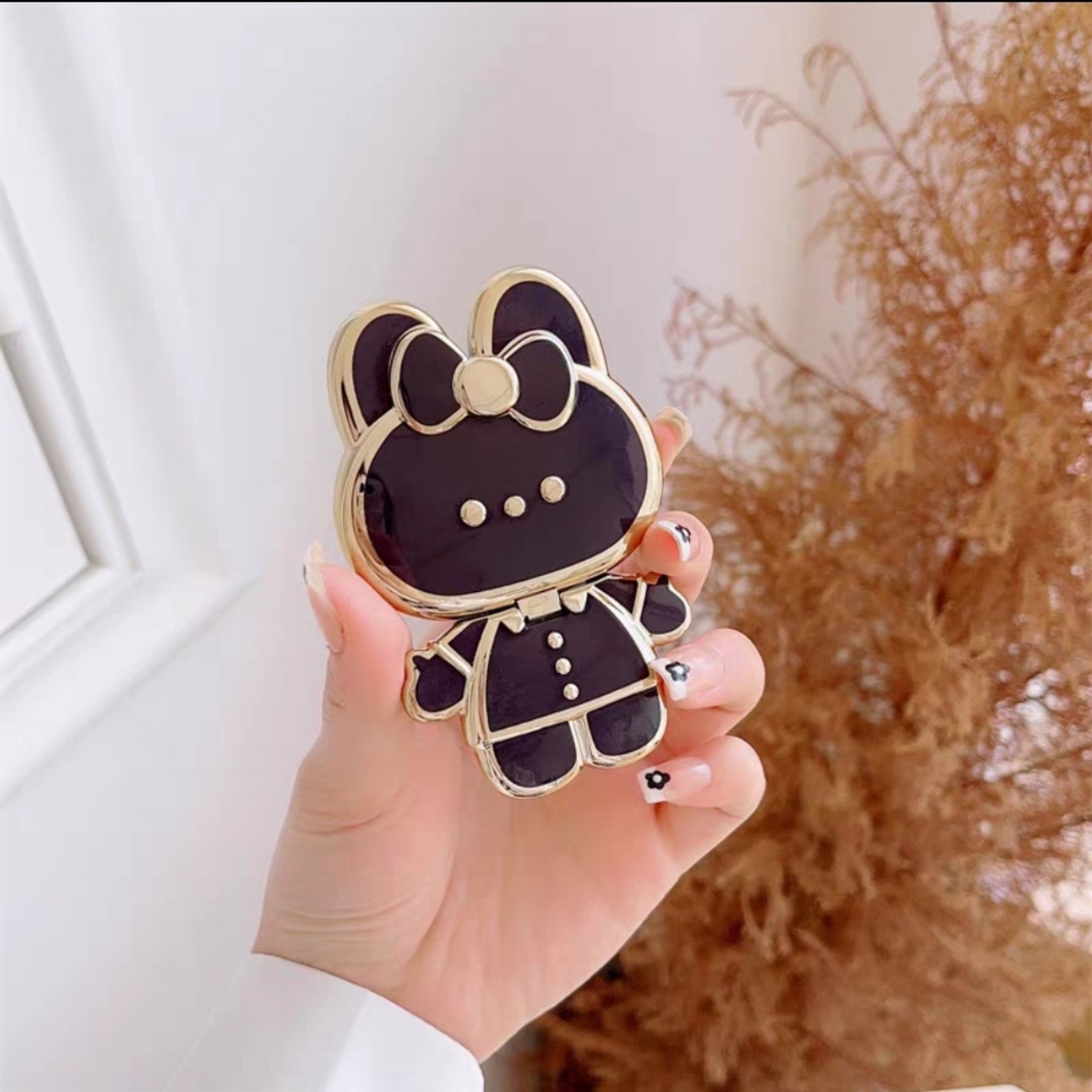 Giá đỡ kèm gương Hello Kitty