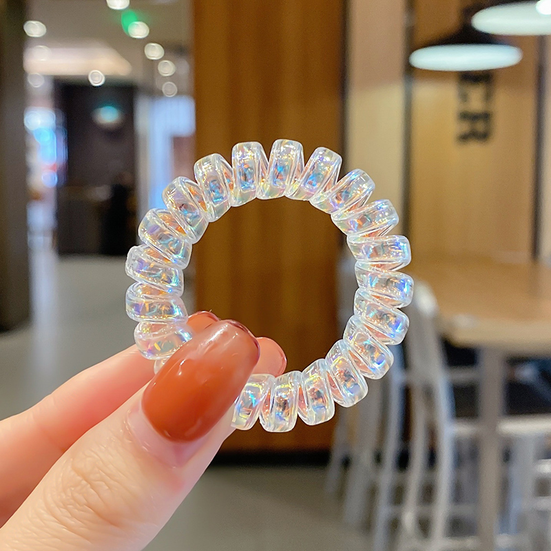 Nữ giới cầu vồng tinh tế vòng tròn tóc Hàn Quốc
