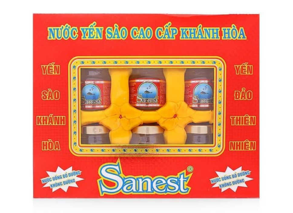 Siêu thị WinMart - Nước yến sào cao cấp Khánh Hòa Sanest hộp 6 lọx70ml