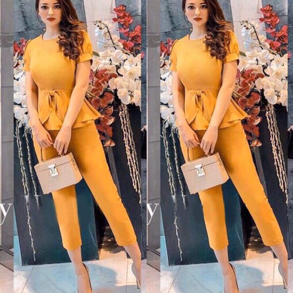 Hot hot hot -sét bộ thời trang nhún eo siêu xinh