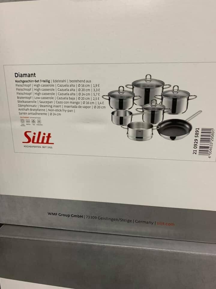 Bộ nồi Silit Diamant 7 món