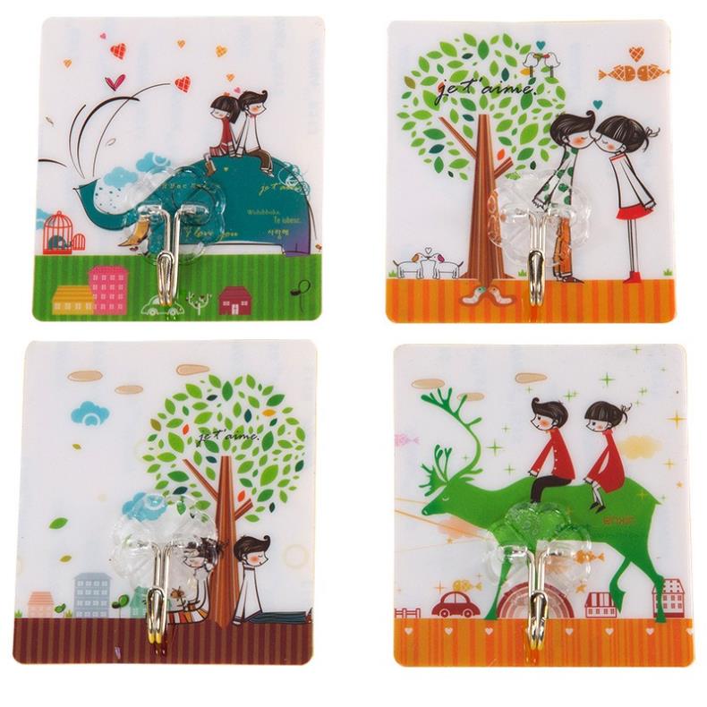 Set 10 Móc Dán Tường 3D Chịu Lực Siêu Chắc