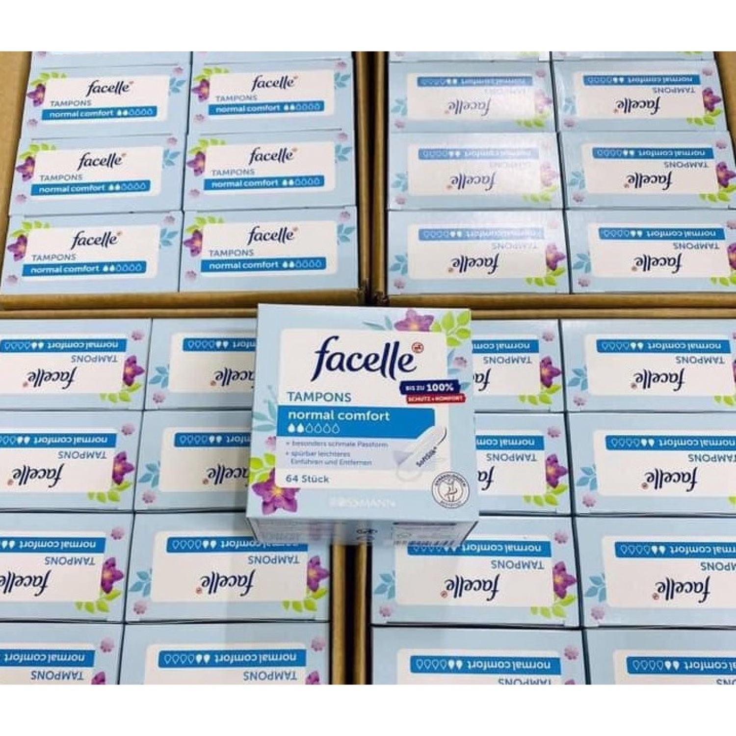 [Hàng Đức chính hãng.HN] Băng vệ sinh Tampon dạng ống Facelle {hangducairberlin}