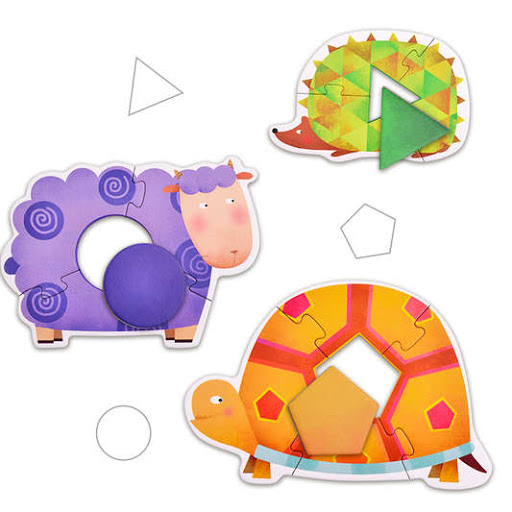 [SIÊU PHẨM] Bộ xếp hình đầu đời cho bé - MY FIRST PUZZLE - MIDEER