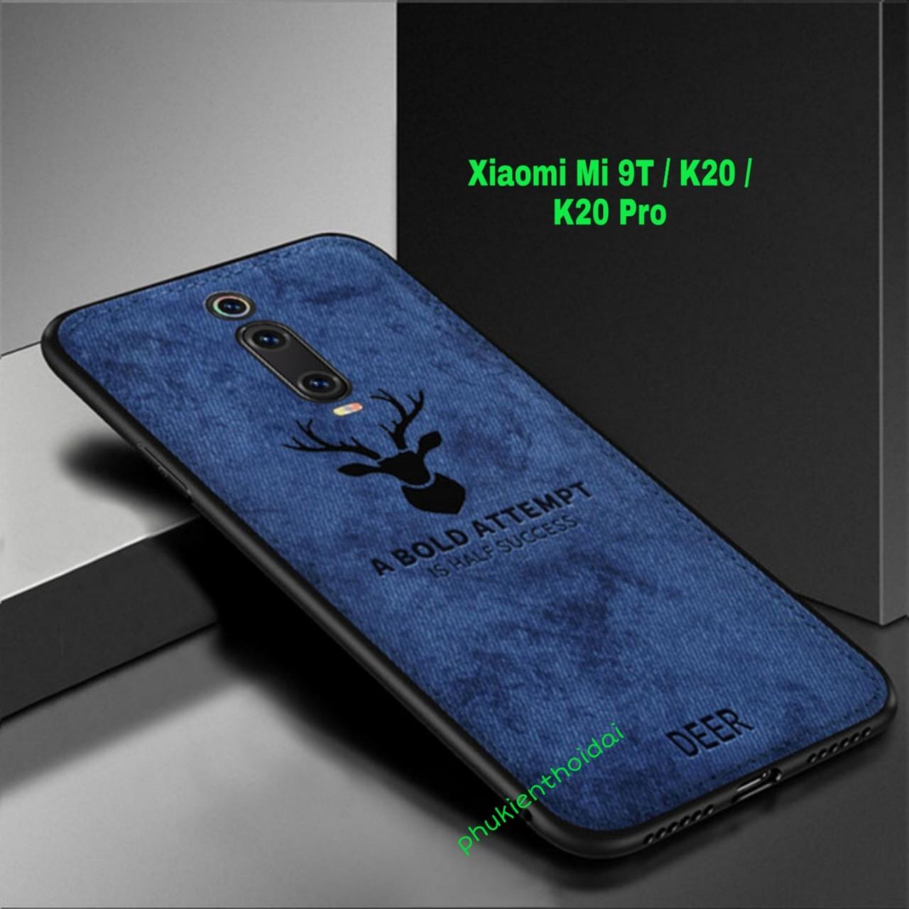 Ốp lưng Xiaomi Redmi K20 / K20 Pro / Mi 9T vải đầu hươu thời trang cao cấp cao cấp