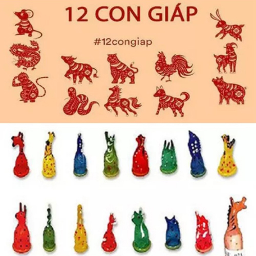 Hộp 6 bao - bộ bao cao su 12 con giáp