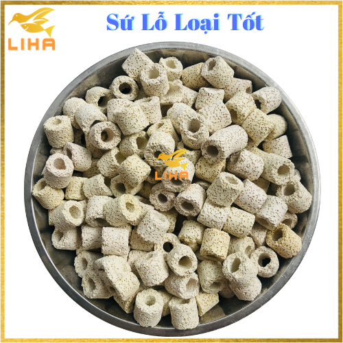 Sứ lọc bể cá loại tốt 1kg - vật liệu lọc nước cho bể cá