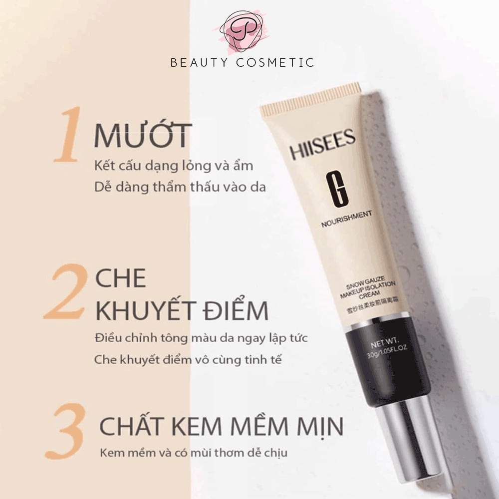 Kem Che Khuyết Điểm Hisees Tuýp 30g