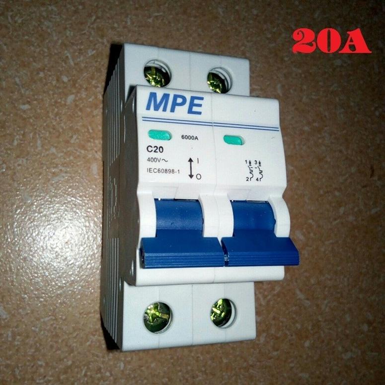 Cầu dao tự động , CB TỔNG  MCB 2P 32A MPE