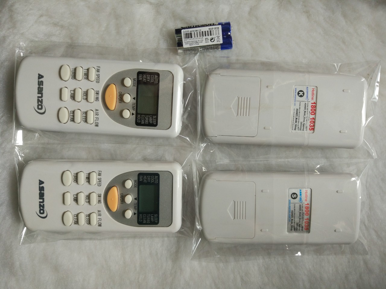 Điều Khiển Máy Lạnh Asanzo ( Hàng Zin Mới 85%)
