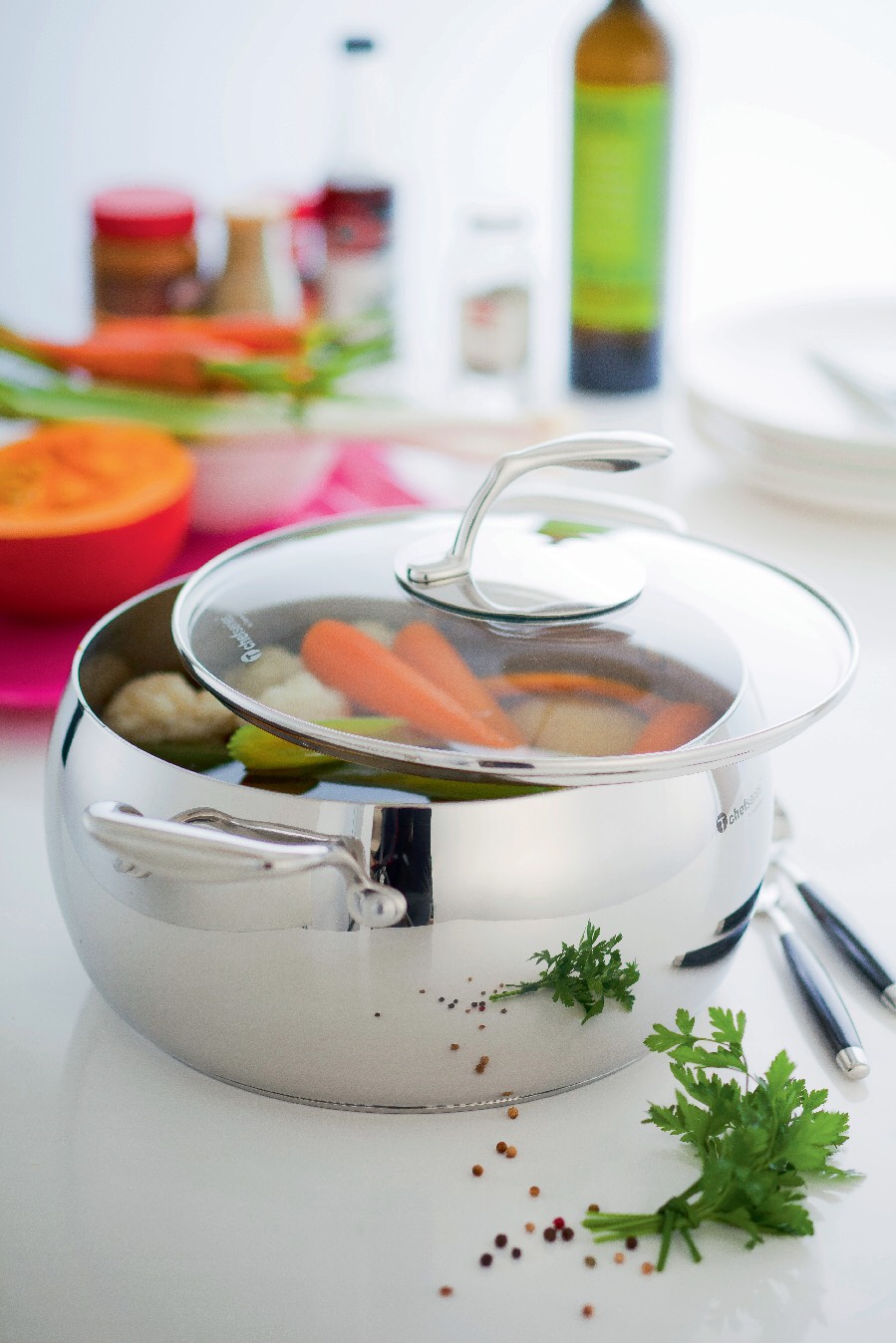 Nồi TChef Series Casserole 3.8L (nắp kính)