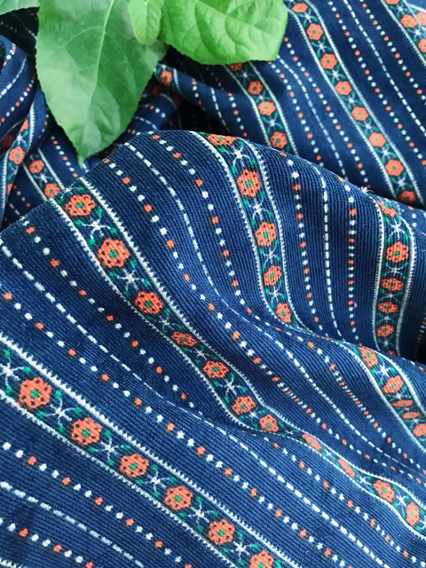 vải nhung tăm thổ cẩm