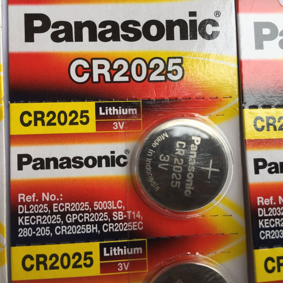 Vỉ 5 viên pin cúc Panasonic CR2025