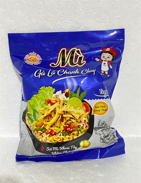 Mì gà lá chanh chay âu lạc 72g