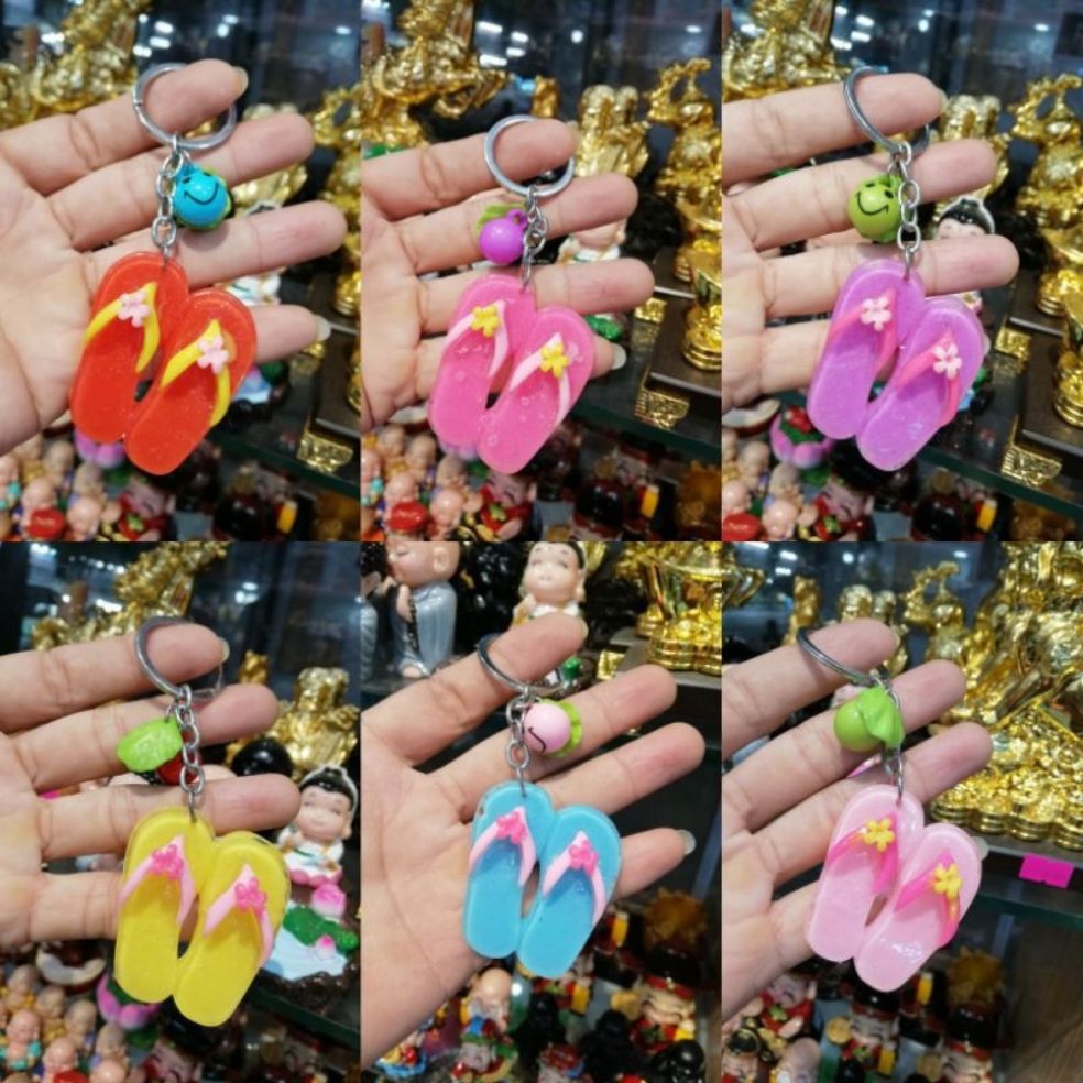 MÓC KHÓA CHIẾC DÉP CUTE NHIỀU MÀU