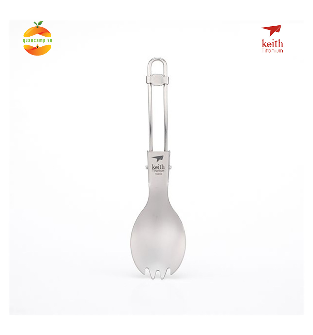Muỗng Keith Titanium Ti5301 gấp gọn