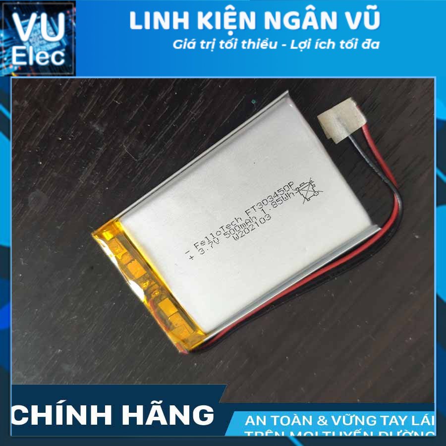 Pin cho camera hành trình Vietmap D19 500mah303450