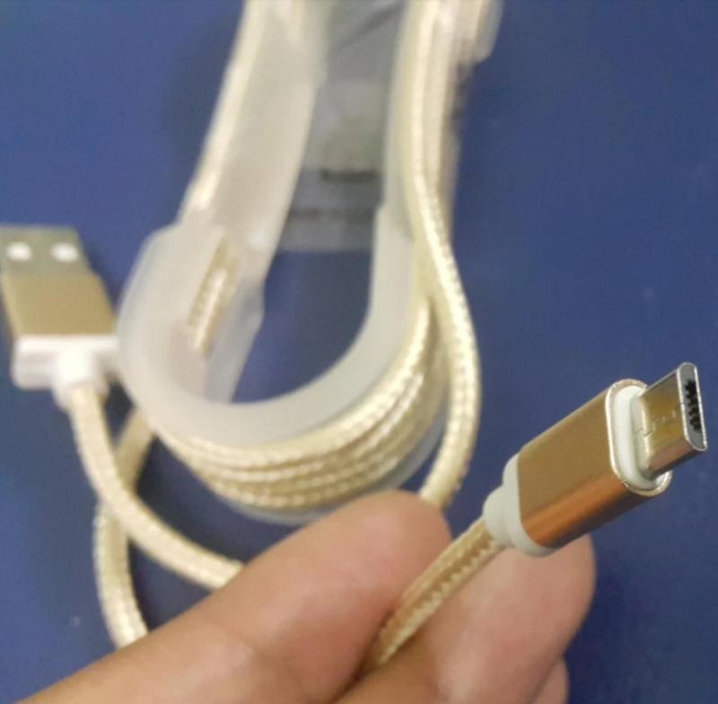 Bộ 2 Cáp sạc bọc dù cho điện thoại Android 1m DT86