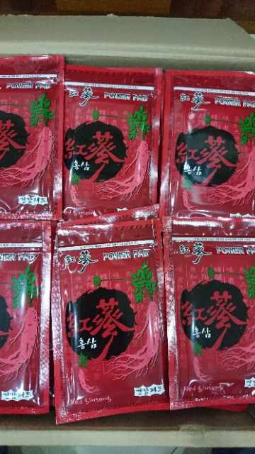 Cao Dán Sâm ESSDA túi 6 miếng Hàn Quốc (Red Ginseng Power Pad)