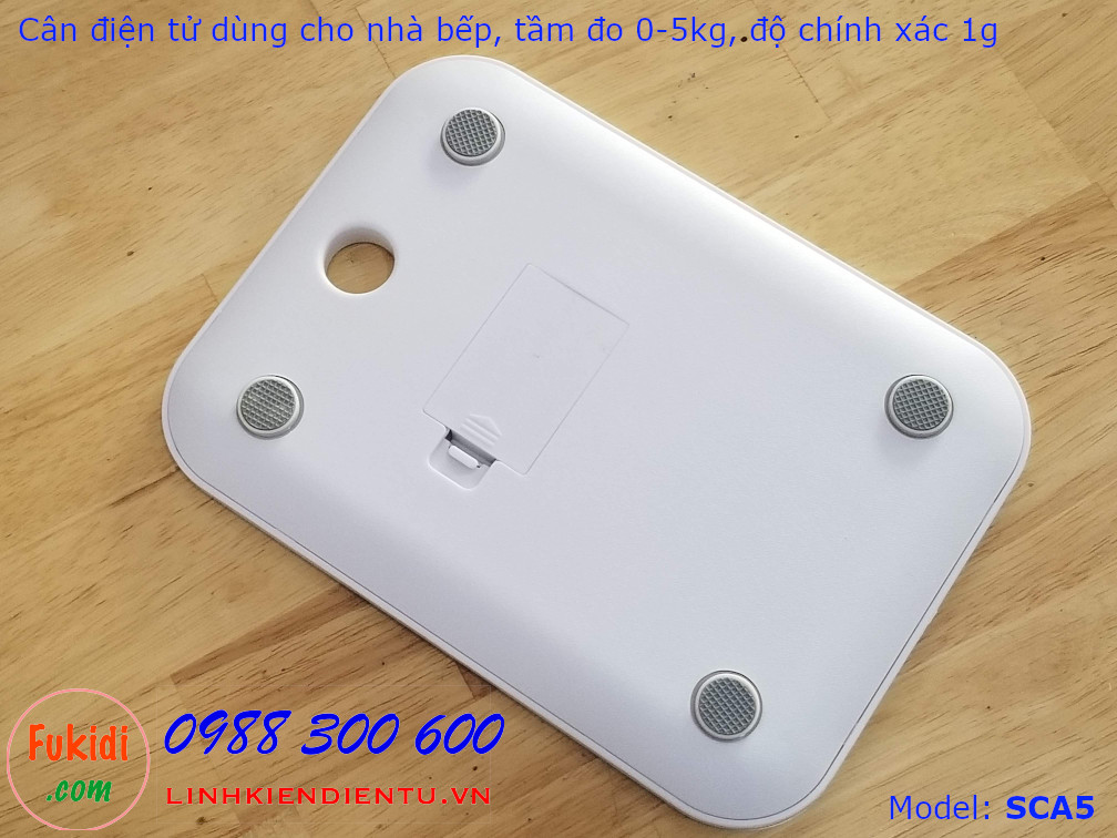 Cân điện tử mini 5kg dùng cho nhà bếp SCA5