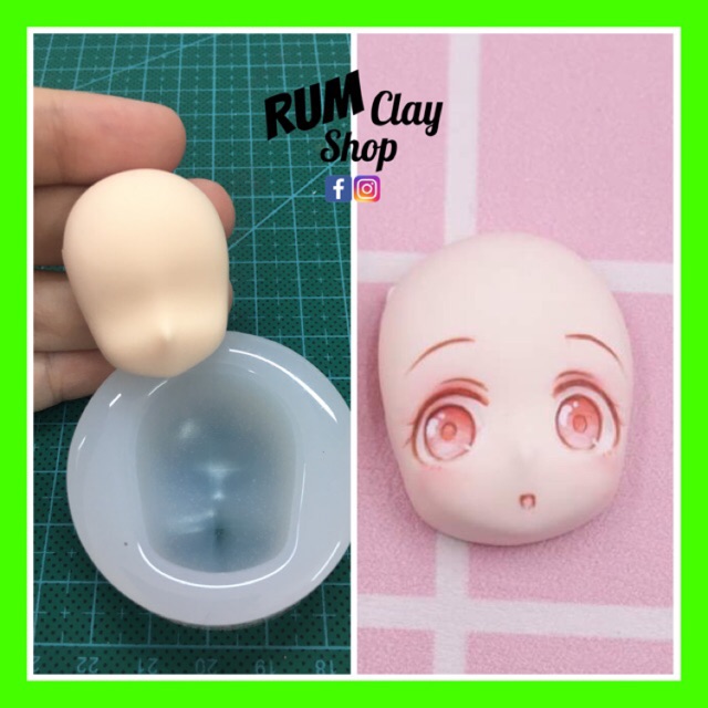Khuôn Silicone Mặt Chibi