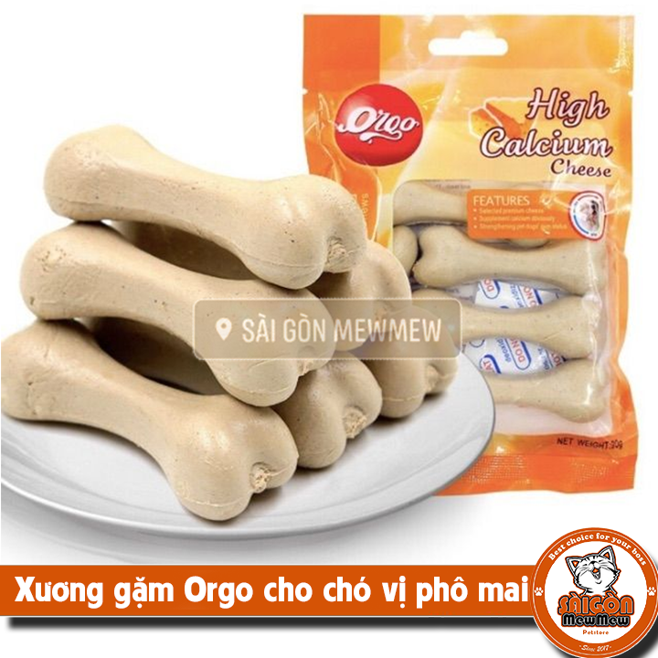 Xương Gặm ORGO Cho Cún 100g – Snack Gặm Giúp Sạch Răng, Giảm Hôi Miệng