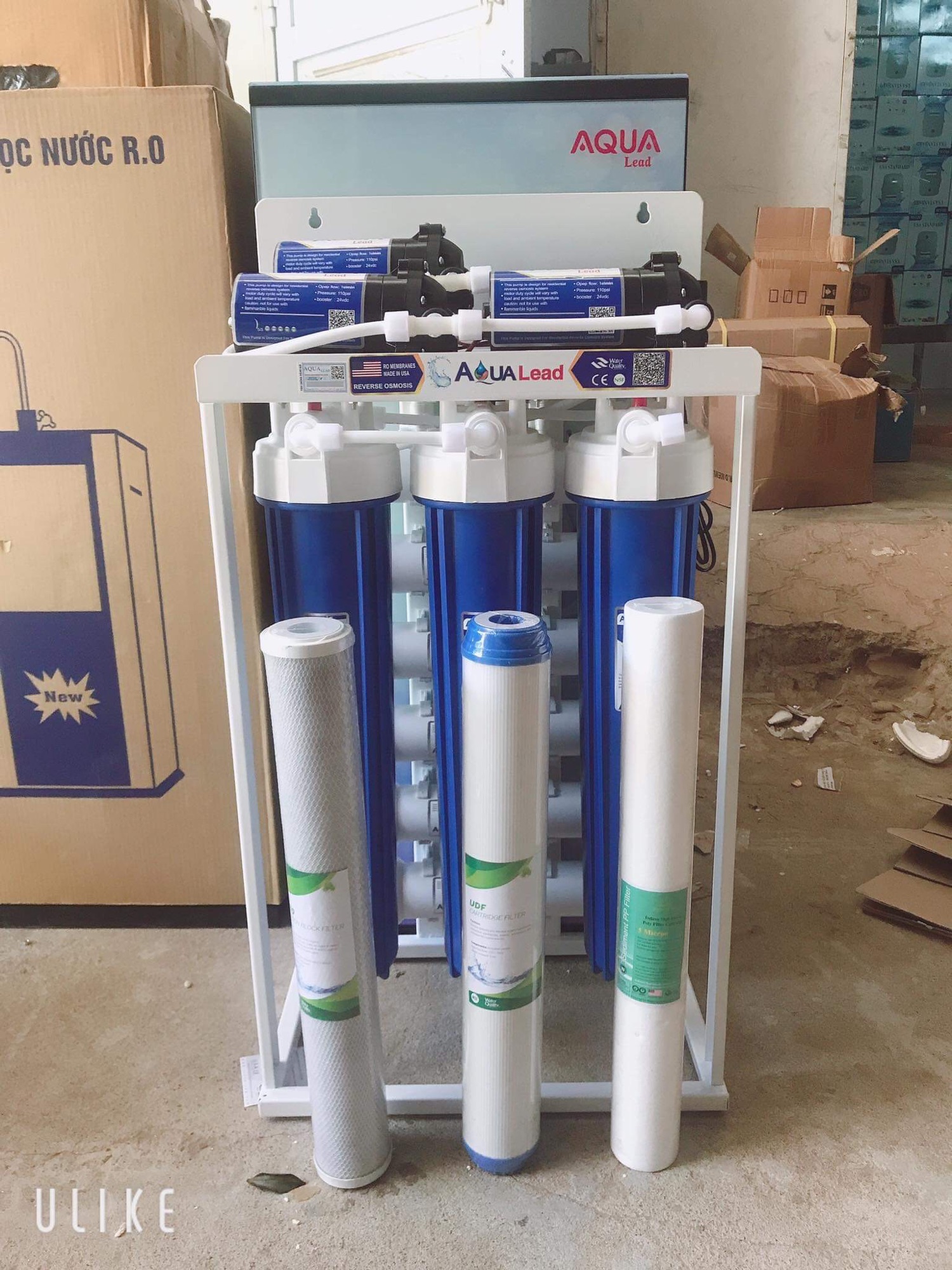 [Trả góp 0%]Máy lọc nước ro Aqua lead 100l/h