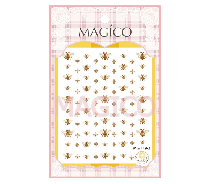 Sticker 3d magico cao cấp | họa tiết hoa và chữ kiểu | hình dán móng tay