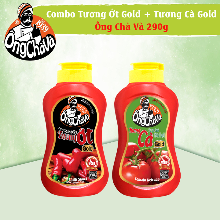 Ong Cha Va Chilli sauce 290g + Tomato Ketchup 290g