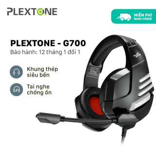 Tai nghe gaming chụp tai Plextone G700, tai nghe có mic xoay 180 độ thumbnail