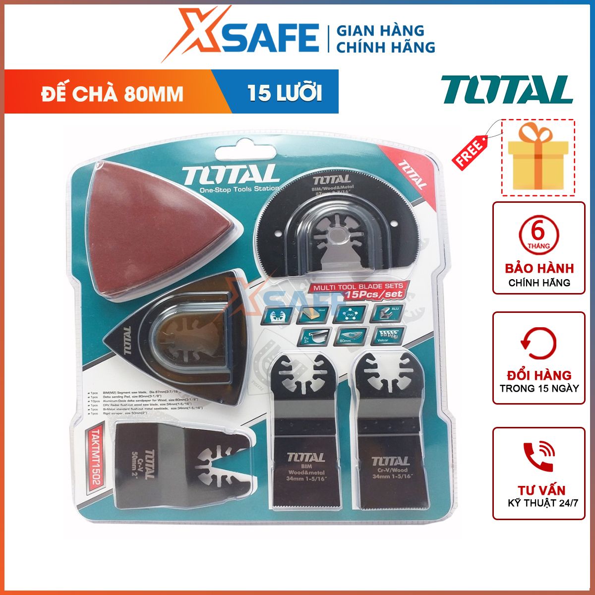 The cutting blade for cutting machine vibration total TAKTMT1502, including cutting blade and insole abrasive, used for cutting machine vibration total TS3006 or ingco MF3008-genuine-xsafe