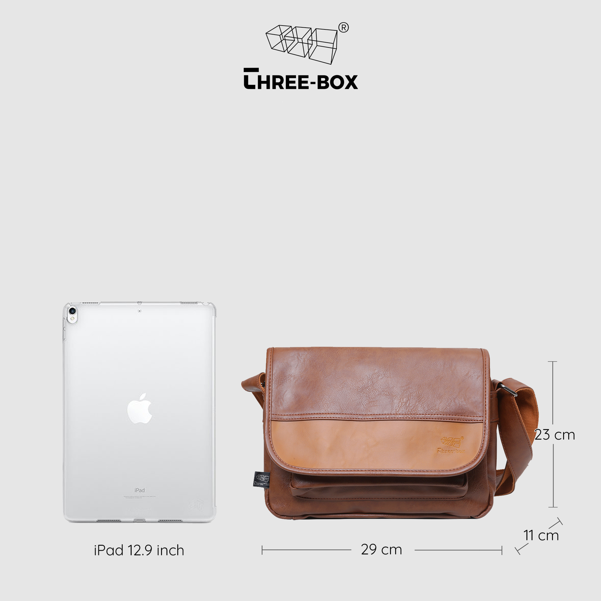 Túi đeo chéo Three-Box chính hãng  MS3631