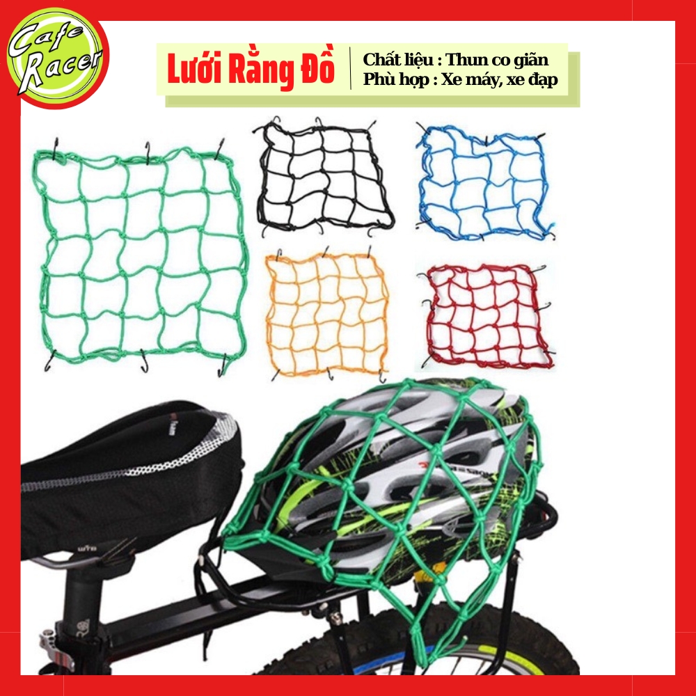 Lưới thun ràng đồ xe máy moto đi phượt