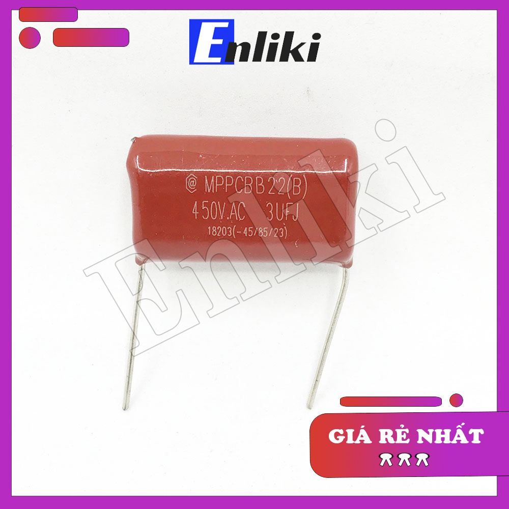 Tụ 3uF MPPCBB22 450VAC 32mm