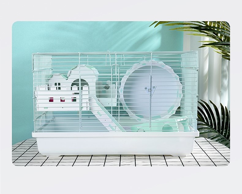 tầng gỗ màu hàng rào 2 size dành cho hamster  - T3 PETS SHOP
