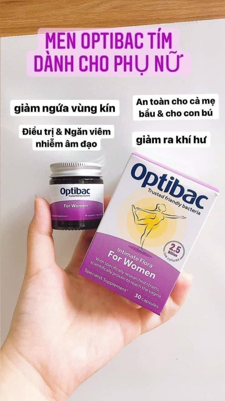 Men Vi Sinh Optibac Probiotics Tím, 30 viên