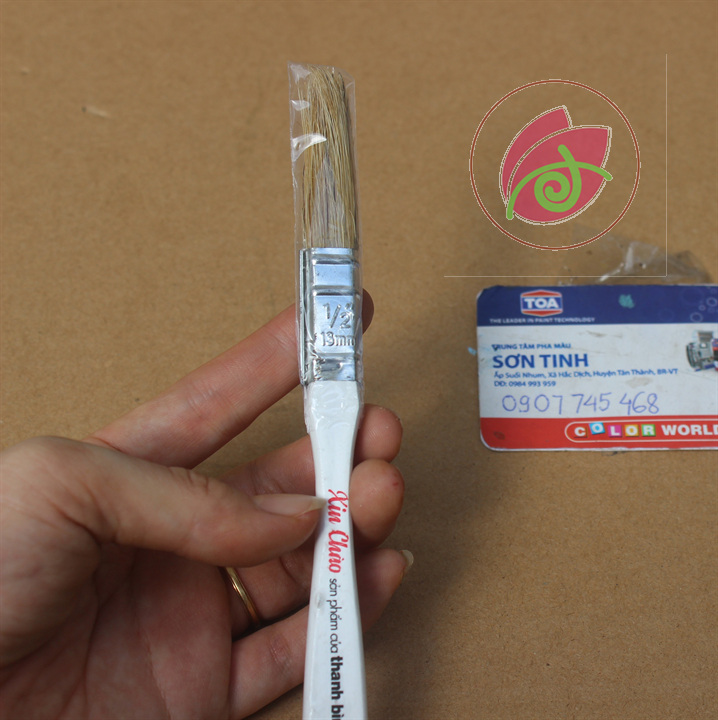 CỌ CÁN GỖ xin chào - sản phẩm của Thanh Bình