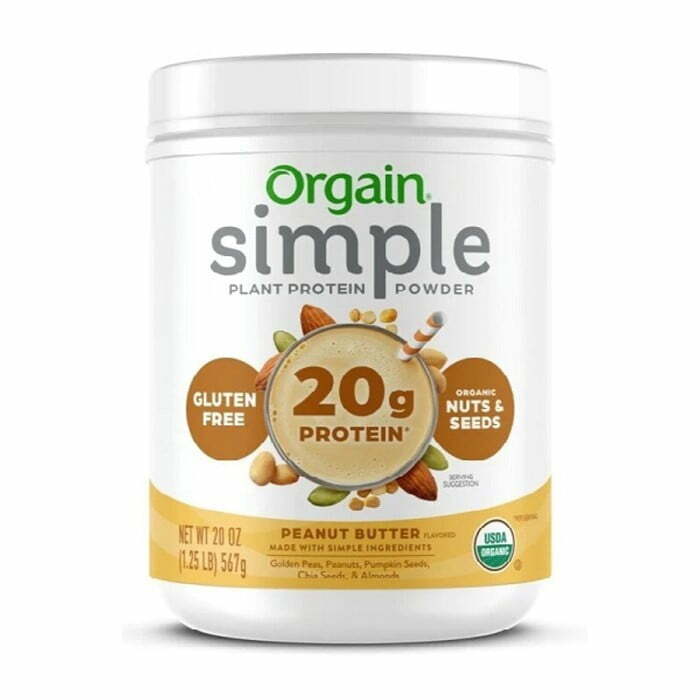 BỘT BỘT ĐẠM THỰC VẬT - ORGAIN SIMPLE VEGAN PROTEIN POWDER -  567G