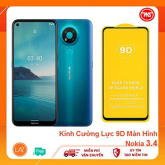 Kính cường lực 9d màn hình nokia 3.4