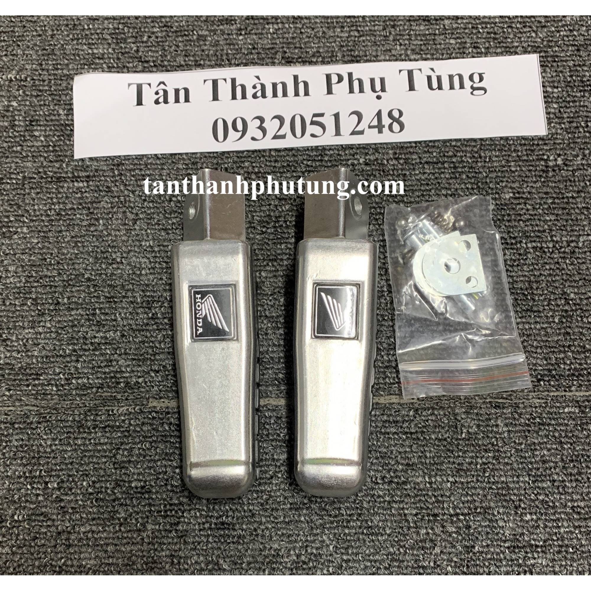 GÁC CHÂN SAU HONDA LOGO CÁNH CHIM -GIÁ 1 CẶP