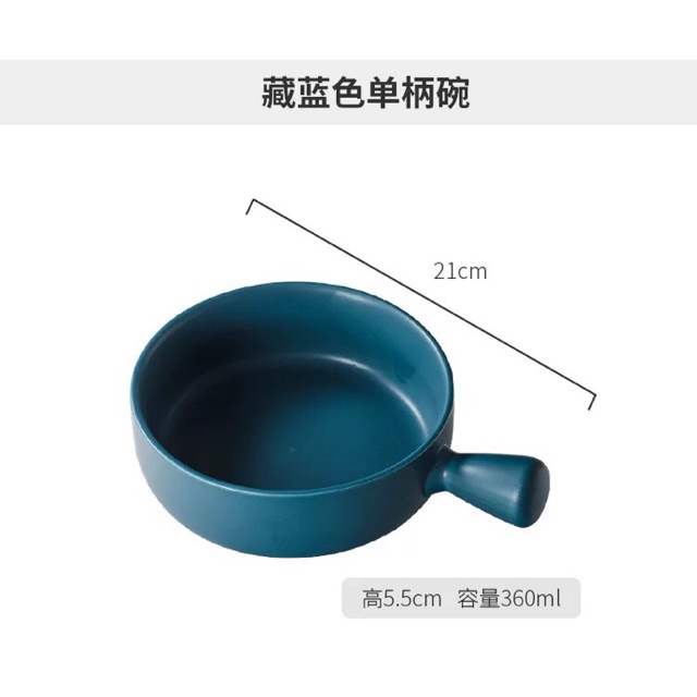 Bát sứ có tay cầm - BÁT SỨ ĐỰNG ĐỒ ĂN SIÊU CUTE