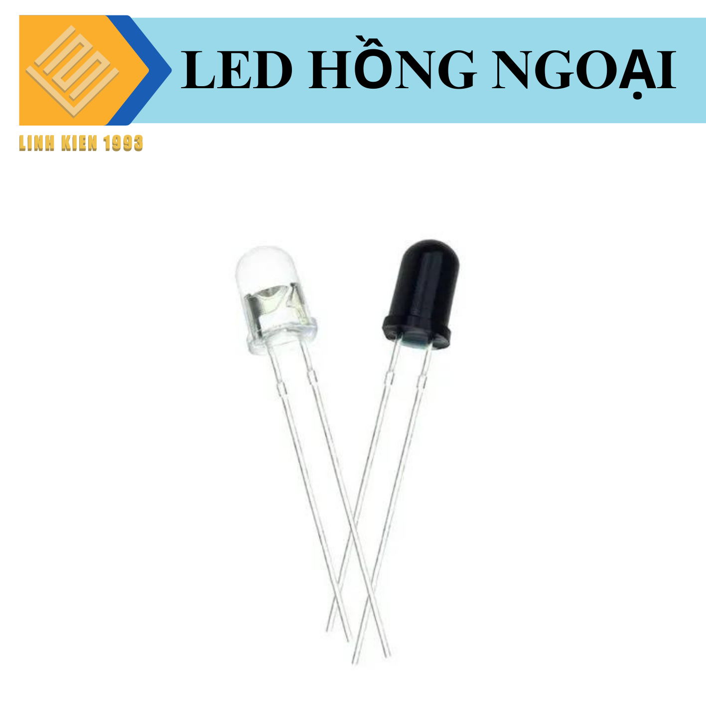 ( 5 cặp ) Led thu phát hồng ngoại 5mm