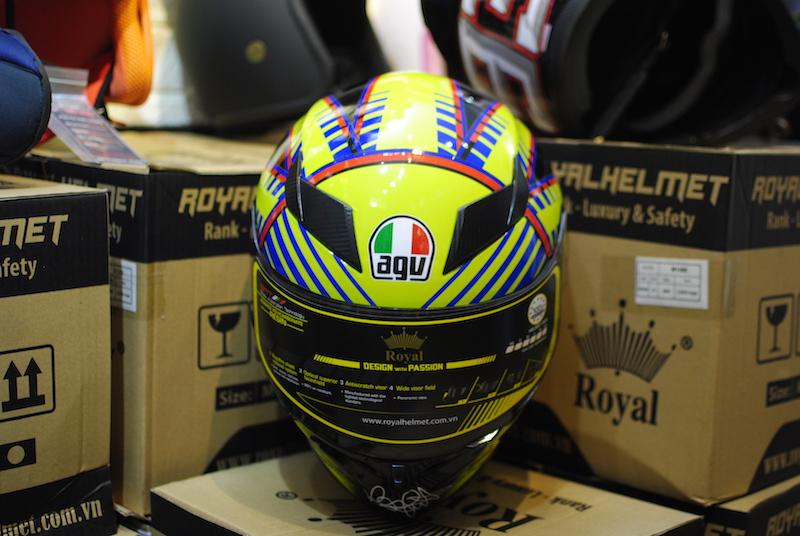 Tem AGV soleluna dán mũ fullface