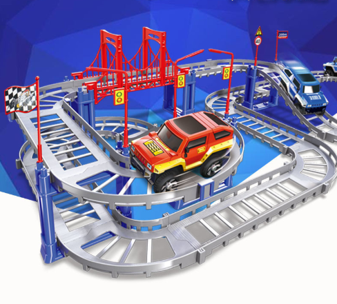 Đồ chơi lego xếp hình lắp ráp đường ray ô tô, đồ chơi lắp ráp mô hình giao thông cho bé thỏa sức sáng tạo