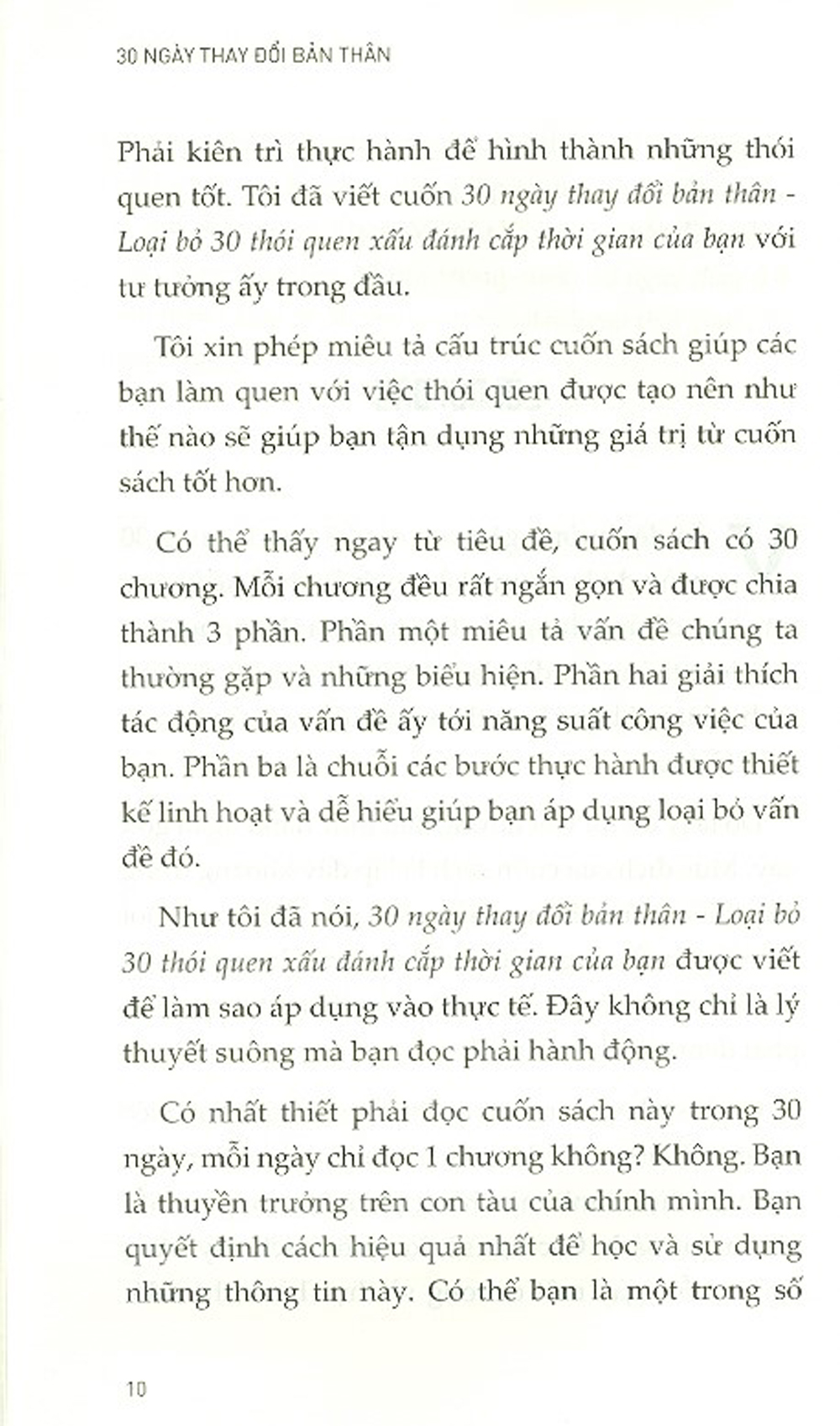 30 Ngày Thay Đổi Bản Thân - Tập 1