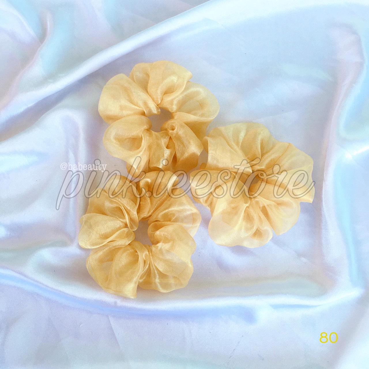 SCRUNCHIES VON KÍNHBẢNG 2 SIÊU ĐẸP-CỘT TÓC HOTTREND