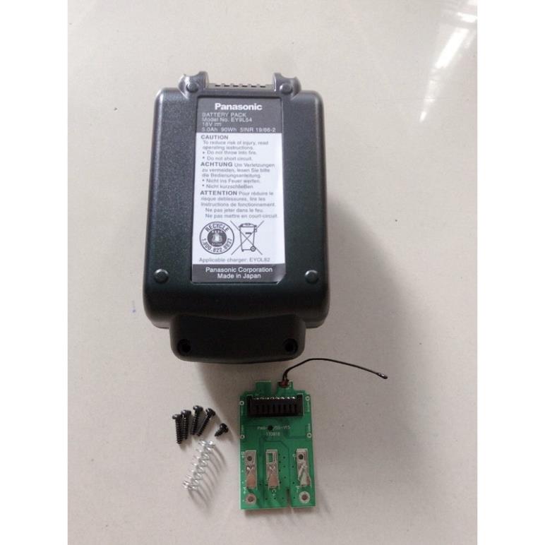 Bộ vỏ , mạch pin Panasonic 18v 2 hàng Cell 18650